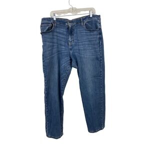 Lucky Brand 221 Straight Leg Jeans Mens 40x32 Blue Medium Wash Denim Pants